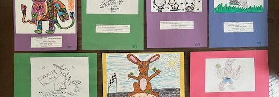 Live Oak School District Jack Rabbit Student Art Contest winners